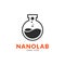 Nano lab logo template