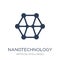 Nanotechnology icon. Trendy flat vector Nanotechnology icon on w