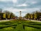 NANSHAN CULTURAL PARK, HAINAN, CHINA - 5 MAR 2019 â€“ Wide angle view of Nanshan Buddhist Cultural Park / Temple and the statue of