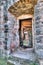 Nanstein Castle doorway in Landsthul Germany