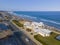 Nantasket Beach aerial view, Hull, MA, USA