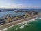 Nantasket Beach aerial view, Hull, MA, USA