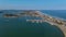 Nantasket Beach aerial view, Hull, Massachusetts, USA