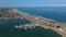 Nantasket Beach aerial view, Hull, Massachusetts, USA