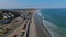 Nantasket Beach aerial view, Hull, Massachusetts, USA