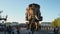 Nantes, France. The amusement park Machines of the Isle of Nantes. The big elephant