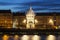 Nantes panorama across Loire River