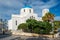 Naousa town church on Paros island, Greece