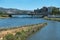 Napa River at downtown Napa, California