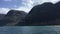 NaPali Coast Cliffs and Polihale Beach on Kauai Island, Hawaii - View from Boat.