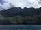 Napali Coast Mountains and Cliffs and Kalalau Valley Seen from Pacific Ocean - Kauai Island, Hawaii.