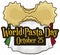 Napkins with Italian Colors and Farfalline for World Pasta Day, Vector Illustration