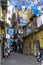 Naples Bunting, Naples Street. Naples and Football, an Inextricable Link. Maradona, Italy