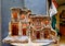 Naples Campania Italy. Hand crafted Christmas Nativity Scene in the artisan workshops of Via San Gregorio Armeno