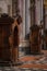 NAPLES, ITALY - 04 November, 201. Interiors and details of San Gregorio Armeno church