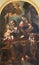 NAPLES, ITALY - APRIL 22, 2023: The painting of Holy Family in the church Basilica dell Incoronata Madre del Buon Consigli