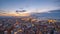 Naples, Italy cityscape towards Mt. Vesuvius