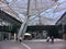 Naples, Italy, Garibaldi subway station and its metal trees