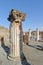 NAPLES, ITALY - JANUARY 19, 2010: pillar of Basilica in Pompeii.