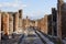 NAPLES, ITALY - JANUARY 19, 2010: Street of pompeii