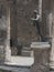 NAPLES, ITALY- JUNE, 13, 2019: bronze statue of apollo the archer in the temple of apollo at pompeii