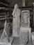 NAPLES, ITALY- JUNE, 13, 2019: statues and artifacts discovered at the ruin st the ancient roman city of pompeii