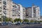 NAPLES, ITALY - NOVEMBER 02, 2015: Dormitory area with the residential buildings in the non-touristic part.