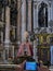 Naples, Italy - September 28, 2023: Altar in the Chapel of San Gennaro on the right side of the nave of Naples