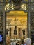 Naples, Italy - September 28, 2023: Exit to the Chapel of San Gennaro on the right side of the nave of Naples
