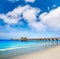 Naples Pier and beach in florida USA