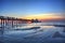 Naples Pier on the beach at sunset