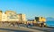 Naples quayside at sunset, Italy