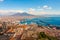 Naples, Stunning panorama with the Mount Vesuvius