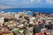 Naples, Vesuvius and port, Italy