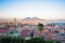 Naples and Vesuvius volcano, Italy