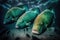 Napoleon Wrasse Fish Underwater Lush Nature by Generative AI
