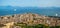 Napoli with the Gulf of Naples at sunset, Campania, Italy