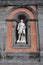 Napoli - Statua di Alfonso d`Aragona sulla facciata di Palazzo Reale