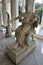 Napoli - Statua in marmo del Duca di Monteleone dell`artista Leonardo Pennino