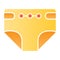 Nappy flat icon. Diaper color icons in trendy flat style. Disposable diaper gradient style design, designed for web and