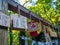 Nara, Japan - July 26, 2017: Beautiful and small prayer tables at Todai Ji Temple, are small wooden plaques used for