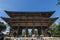 NARA, JAPAN - OCTOBER 7, 2016: Nandaimon, Great Southern Gate of Todai-ji Temple, Nara, Japan
