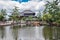 NARA PARK, JAPAN - OCTOBER 6, 2016: The main entrance to the temple Todai-ji.