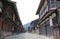 Naraijyuku historical house street Nagano Japan