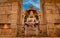 Narasimha lakshmi temple hampi antique stone art close up shot from unique angle