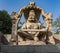 Narasimha statue in Hampi