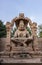 Narasimha statue at Lakshmi Narasimha temple, Hampi, Karnataka, India