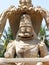 Narasimha stone statue in Hampi