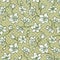 Narcissus floral pattern. Seamless design
