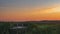 Narew National Park in Poland at sunrise. Stunning landscape with amazing mist over the Narew river. Narwianski Park Narodowy